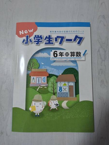 改訂 6年算数 ６日本文教出版 NEW 小学生ワーク 塾教材 新品解答解説付き 在庫あり