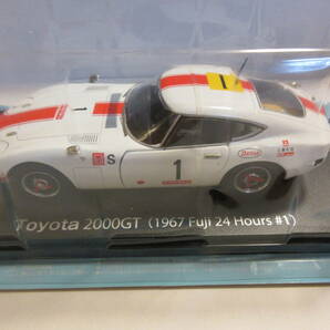 未開封 アシェット 国産名車 コレクション 1/24 Toyota 2000 GT (1967 Fuji 24 Hours #1)の画像2