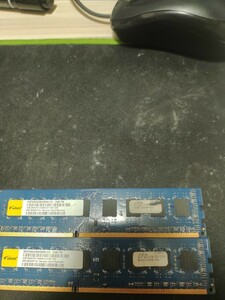 DDR3　SDRAM　4GB2枚　8GB　10600U　エリクサー