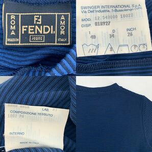 FENDI フェンディ半袖 Tシャツ ズッカ柄 レディース 40の画像4