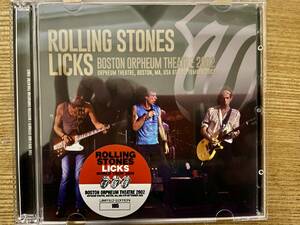 LH盤:The Rolling Stones『LICKS BOSTON ORPHEUM THEATRE 2002』(2CD)