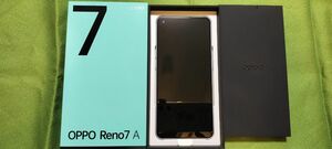 OPPO Reno 7a 6.4インチ メモリー6GB ストレージ128GB ドリームブルー　ワイモバイル　SIMフリー　中古美品