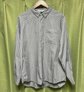 have a good day ハブアグッドデイ ストライプシャツ Stripe raglan Shirt Blue ブルー 3 タイプライター 日本製 japan made