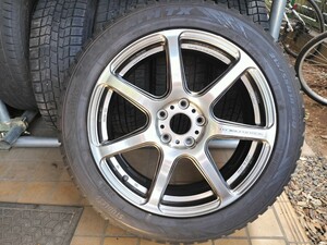 WORK EMOTION T7R 18インチ 7.5J ＋47 PCD114.3 5H TOYOタイヤ 215/55R18ワークエモーション 1本