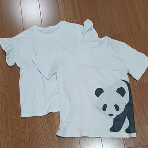 GU　無印良品　 半袖 Tシャツ　 白　140　2枚セット
