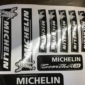 『MICHELIN Scorcher31』  ステッカー 1シート 19枚 ミシュラン ★新品未使用品★の画像3