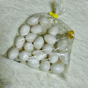 [20 piece set ] fake egg gi Ran dummy eg25mm×35mm white color 