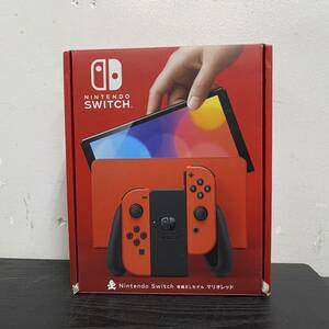 VV80 ゲーム機 展示未使用品 任天堂 Nintendo Switch ニンテンドースイッチ マリオレッド 本体 有機ELモデル CEHRR Switch 有機EL