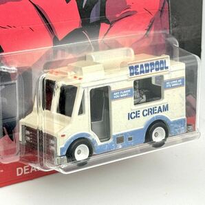 【HW】 デッドプール アイスクリーム トラック (白) Replica Entertainment Deadpool Ice Cream Truck HotWheels ホットウィールの画像1