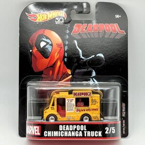 【HW】 デッドプール チミチャンガ トラック 2018 Replica Entertainment MARVEL Deadpool Chimichanga Truck HotWheels ホットウィールの画像4