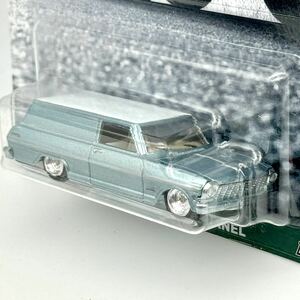 【HW】’64 シェビー ノヴァ パネル (青) 2021 CAR CULTURE FAST WAGON Chevy Nova Panel HotWheels ホットウィール