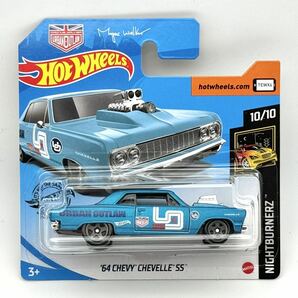 【HW】’64 シェビー シェベル SS (Urban Outlaw) 2020 BASIC Chevy Chevelle HotWheels ホットウィールの画像4