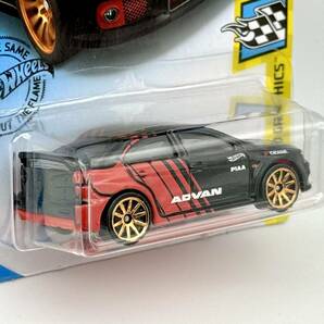 【HW】2008 ランサー エボリューションX (黒/ADVAN) 2020 BASIC Lancer Evolution ホットウィール HotWheelsの画像2