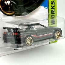【HW】 ニッサン スカイライン GT-R (R34) (黒) 2014 BASIC Nissan Skyline ホットウィール HotWheels_画像2