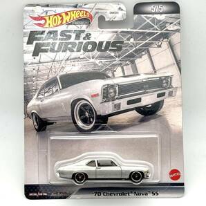 【HW】’70 シボレー ノヴァ SS (シルバー) 2023 Replica Entertainment: Fast & Furious Chevrolet Nova HotWheels ホットウィールの画像4