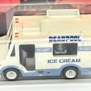 【HW】 デッドプール アイスクリーム トラック (白) Replica Entertainment Deadpool Ice Cream Truck HotWheels ホットウィールの画像3