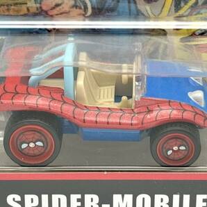 【HW】 スパイダー モービル スパイダーマン (赤) 2018 Replica Entertainment MARVEL Spider-Mobile Spider-Man HotWheels ホットウィールの画像3