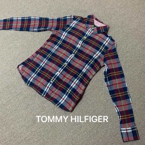 トミーヒルフィガー TOMMY HILFIGER ネルシャツ レディース 6 