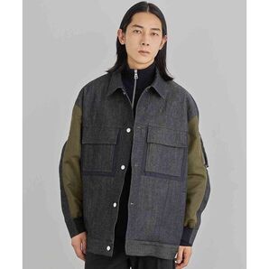 UNITED TOKYO 23AW OLMETEX×DENIM Gジャン 2 新品同様 定価52,800円 デニム MA-1