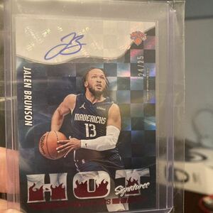 Jalen Brunson ジェイレン　ブランソン直筆サインカード Auto 