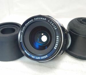 ★美品★Pentax ペンタックス Super Multi TAKUMAR 28mm F3.5 M42★完動品★