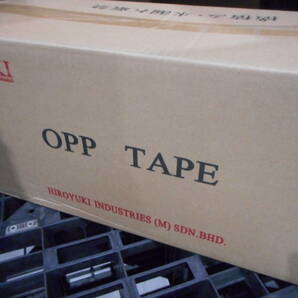 新品未使用 新品 OPPテープ  OPP 48C 透明 ビニールテープ 幅48mm×100m巻 50巻入 梱包テープ 粘着テープ 透明テープ の画像3