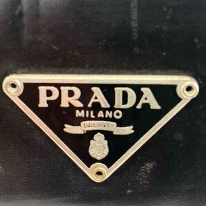 プラダ PRADA キーケース レザー 黒 ナイロン の画像7