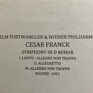 フルトヴェングラー／フランク：交響曲（1953）（2トラック、38センチ、オープンリール・テープ）の画像2