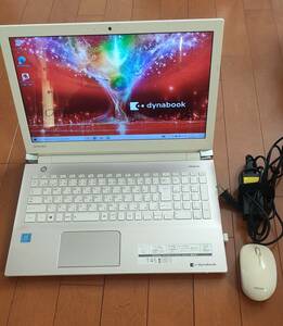 TOSHIBA 東芝 dynabook T45 /PT45EWP-SJA /SSD500GB換装済み / メモリ 4GB / Celeron 385U