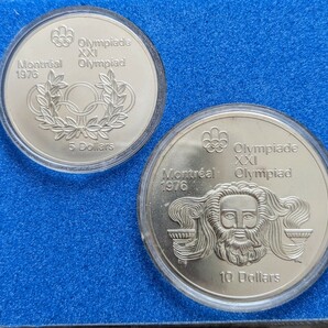 モントリオール オリンピック 記念銀貨 4枚セットの画像3