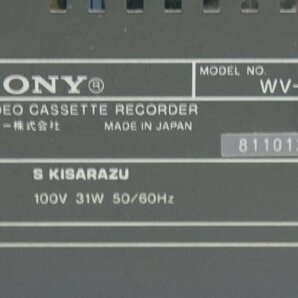 SONY ソニー WV-H5 Hi8/VHS ビデオデッキ 通電確認済みの画像5