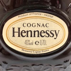 E002 未開栓 古酒 Henessy ヘネシー X.O コニャック COGNAC ブランデー 金キャップ グリーンボトル 700ｍl 40度 洋酒 箱付の画像5