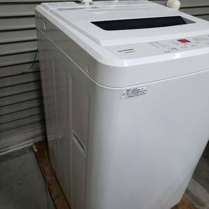 (4924) maxzen 全自動洗濯機 JW60WP01 6.0kg 毛布 ソフト 風乾燥 2019年製 中古 動作品 引き取り可 大阪 1円スタートの画像3