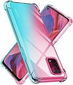 OPPO A54 5G ケース TPU クリア 薄型 軽量シリコン グラデーション色 ケース 耐衝撃 黄変防止 防塵 一体型 人気