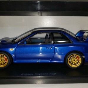 AUTOart 1/18 スバル インプレッサ 22B STi バージョン (ブルー)  Aa オートアートの画像2