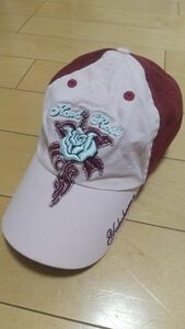 キャップ 帽子 ハードロックカフェ 横浜 ピンク 