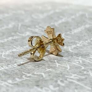 Chrome Hearts クロムハーツ 22k スタッド CHプラス ピアス 純正ダイヤモンドの画像3