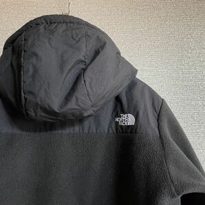 THE NORTH FACE Denali Hoodie ノースフェイス デナリ フーディ フリース ジャケット ブラック 黒 L NA71952 アウトドア 防寒 防風 軽量 の画像8