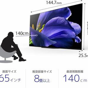 65インチ有機ELテレビ SONY BRAVIA KJ-65A9Gの画像2