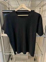 HOMME PLISSE ISSEY MIYAKE 半袖 黒 美品_画像1