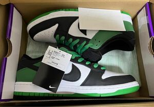 Nike SB Dunk Low Pro Black and Classic Green 28