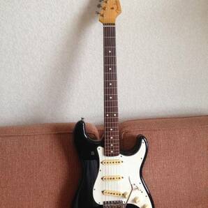 Fender Japan ストラトキャスター・ローズネック・黒ST62 フェンダージャパン Lシリアル1991～1992年製の画像2