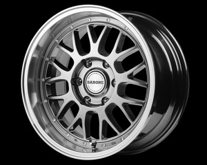 ハイエース ファブレス BARONE LM-9 WIDE SERIES 1P 18x9 +25 6-139.7 ハイパーBK GY LS EXE 225/45R18 200系 18インチ FABULOUS