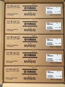 【新品・未開封】YAMAHA NVR510　6台