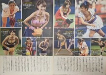 「47人一挙掲載　セクシー始球式」切り抜き8ページ　壇蜜・ほしのあき・MEGUMI・佐藤江梨子・片山萌美・久松郁実・中村静香・吉木りさ他_画像2