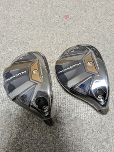 キャロウェイ パラダイム ユーティリティ　4H 21度　&　5H 24度 Callaway PARADYM ハイブリッド ヘッドカバー無し 日本正規品 送料無料