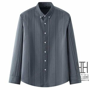 S グレー シャツ メンズ メンズシャツ メンズ 長袖シャツ シャツ 秋服 ビジネス メンズ