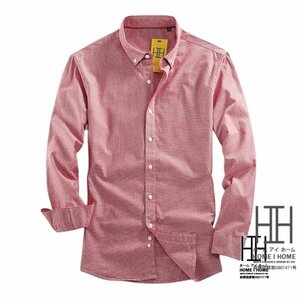 40/L 2302 シャツ メンズ メンズシャツ メンズ 長袖シャツ シャツ ボタンダウンシャツ オックスフォードシャツ 春服 秋服