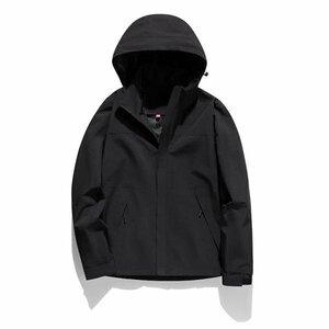 6XL ブラック マウンテンパーカー メンズ レディース 登山服 防風 フード脱着可 50代 40代 迷彩 大きいサイズ マウンテンライトジャケット