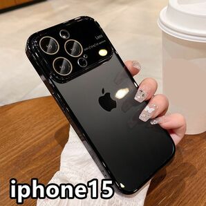 iphone15ケース 可愛い　お洒落 ブラック